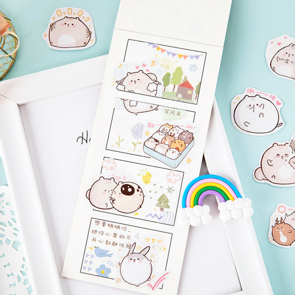 Cute Mouse Paper Stickers