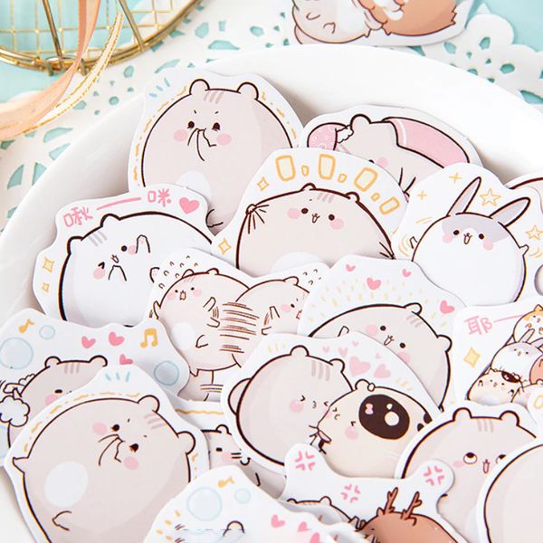 Cute Mouse Paper Stickers