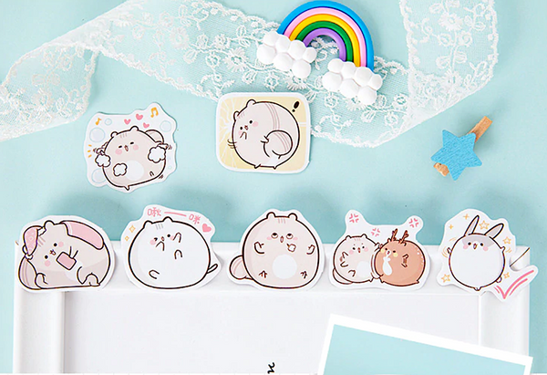 Cute Mouse Paper Stickers