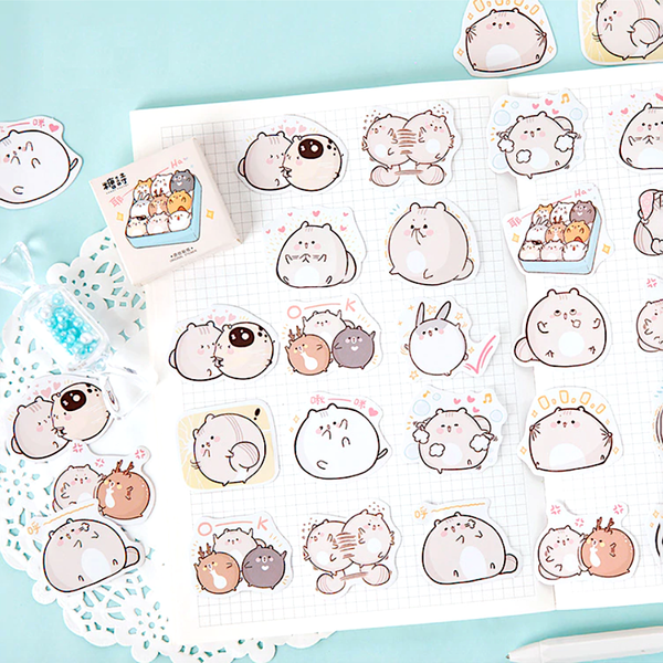 Cute Mouse Paper Stickers