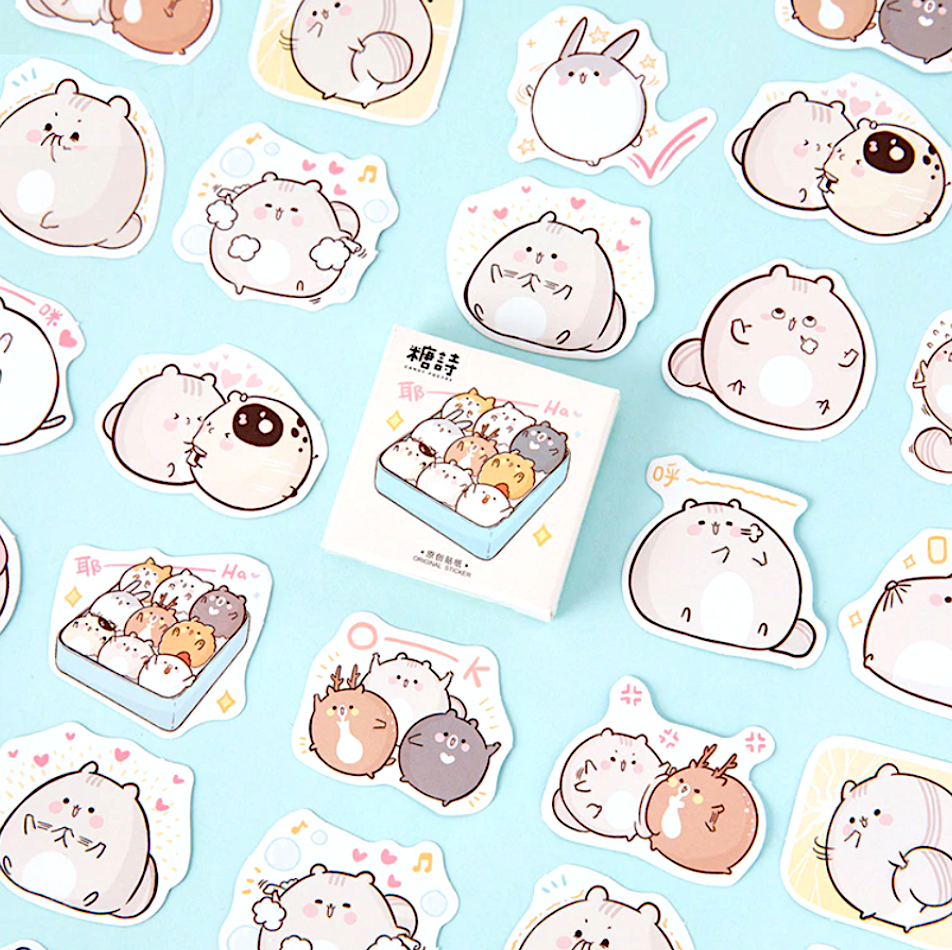 Cute Mouse Paper Stickers
