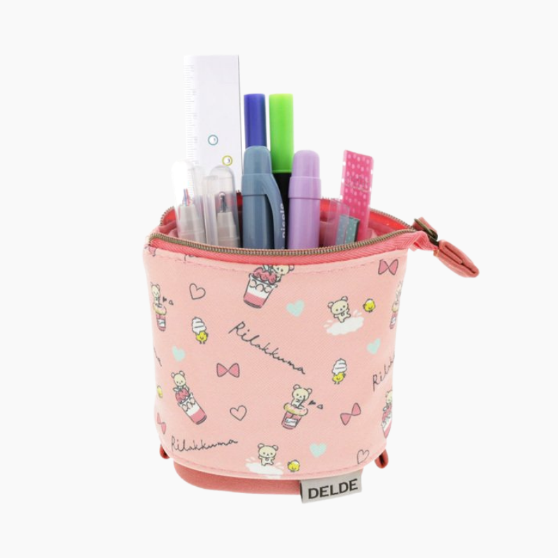 Kawaii Cute Pencil / Pen Case / Box Rilakkuma San-x *Pink (P