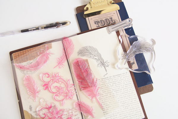 Feather & Flower Stamp Set 6