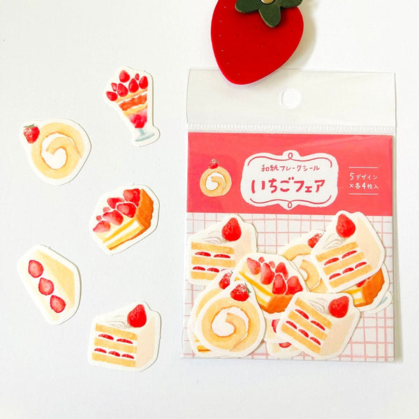 Furukawashiko Flake Stickers - Desserts