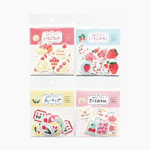Furukawashiko Flake Stickers - Desserts