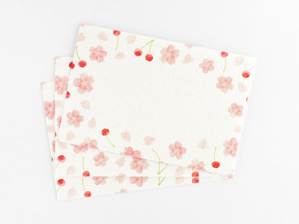 Furukawashiko Letter Set - Sakura & Cherries