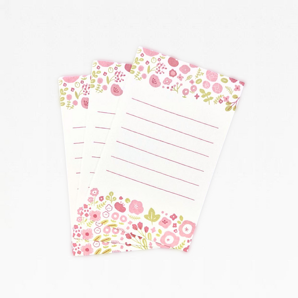 Furukawashiko Mini Letter Set - Flower Garden