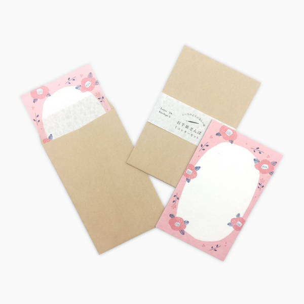 Furukawashiko Mini Letter Set - Winter Camellia - Limited Edition