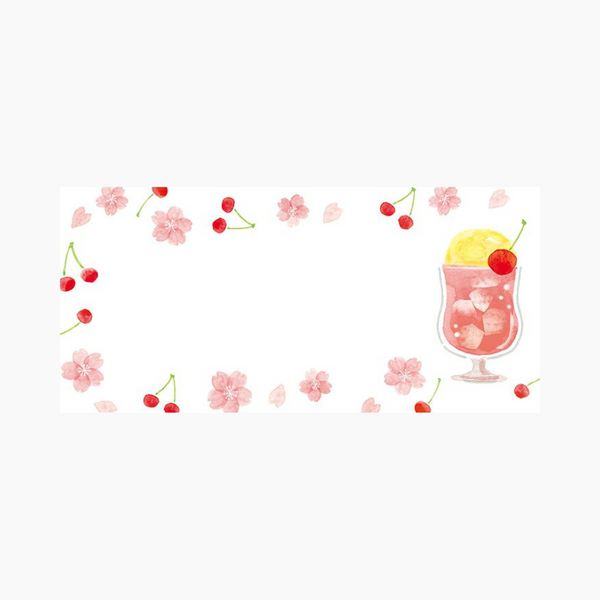 Furukawashiko Yokoppitsu Memo Pad - Sakura & Cherries