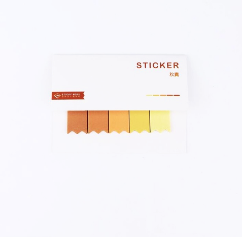 Gradient Color Index Sticky Notes 16