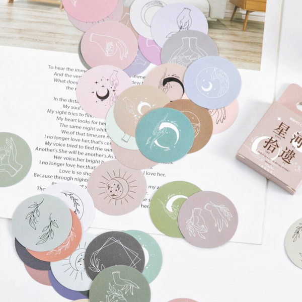 Magic Moon Paper Stickers