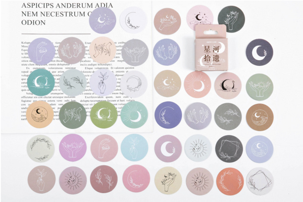 Magic Moon Paper Stickers