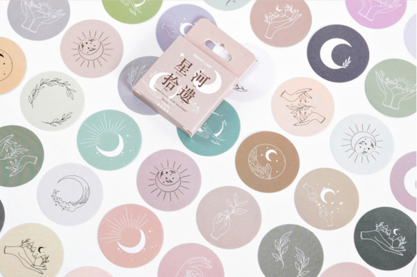 Magic Moon Paper Stickers