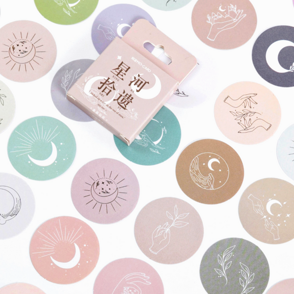 Magic Moon Paper Stickers