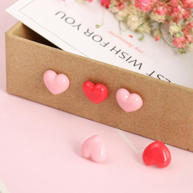 Pink Pearl Heart Push Pins Novelty Push Pins Decorative Push 