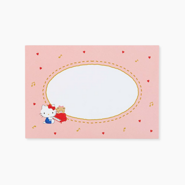 Hello Kitty Greeting Card With Envelope & Stickers