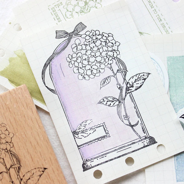 Hydrangea Garden Stamp