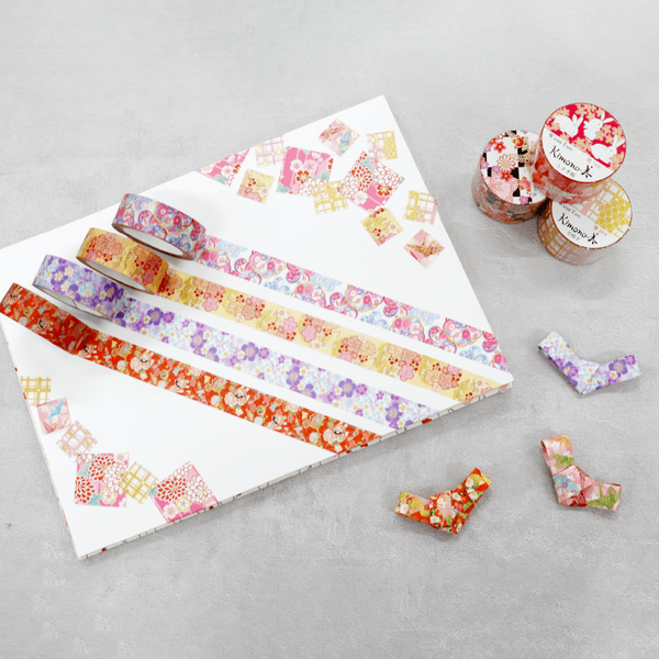 Kamiiso Kimono Series Masking Tapes - Hana