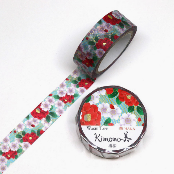 Kamiiso Kimono Series Masking Tapes - Hana