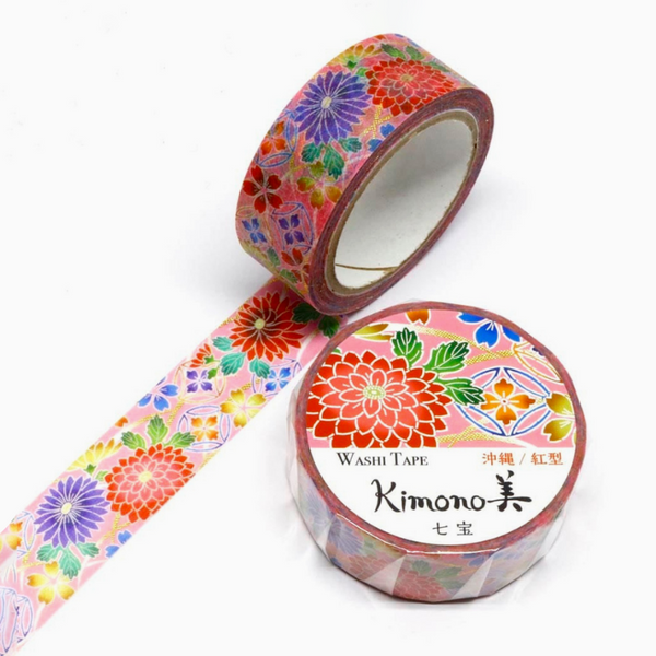 Kamiiso Kimono Series Masking Tapes - Bin