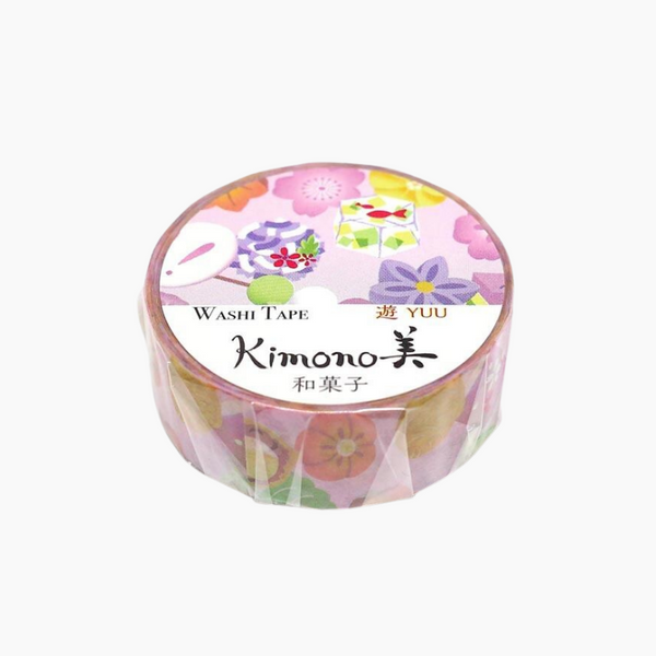 Kamiiso Kimono Series Washi Tape - Japanese Sweets