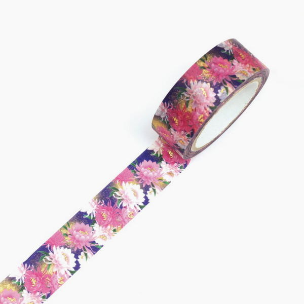 Kamiiso Kimono Series Washi Tape - Tsukishita Beauty