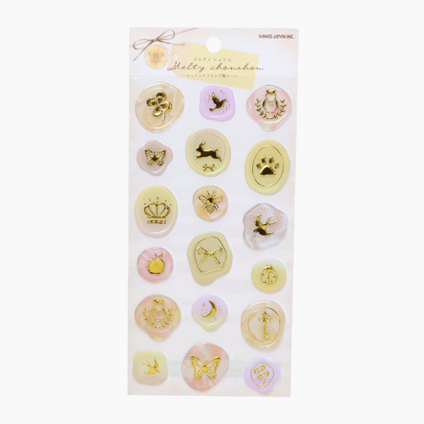 Kamio Melty Chouchou Wax Seal Stickers