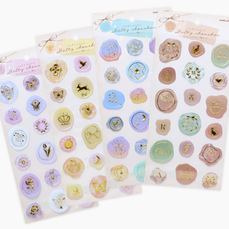 Kamio Melty Chouchou Wax Seal Stickers