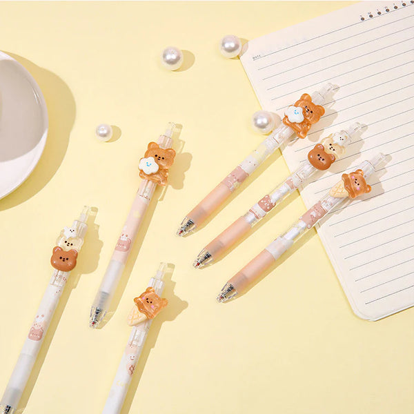 Kawaii Ice Cream Bear Gel Pens