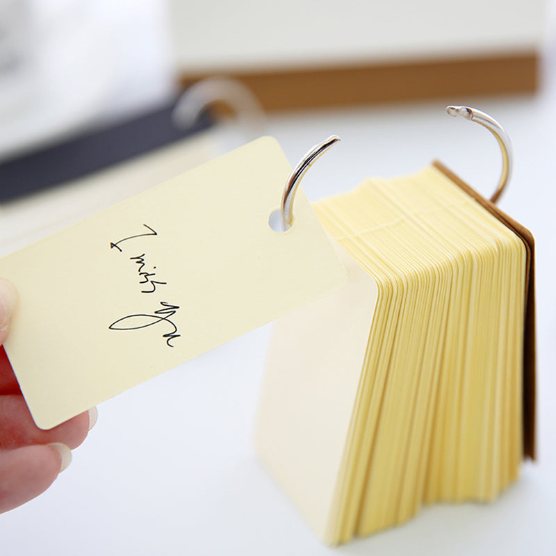 Colorful Key Ring Word Cards | Kawaii Pen Shop