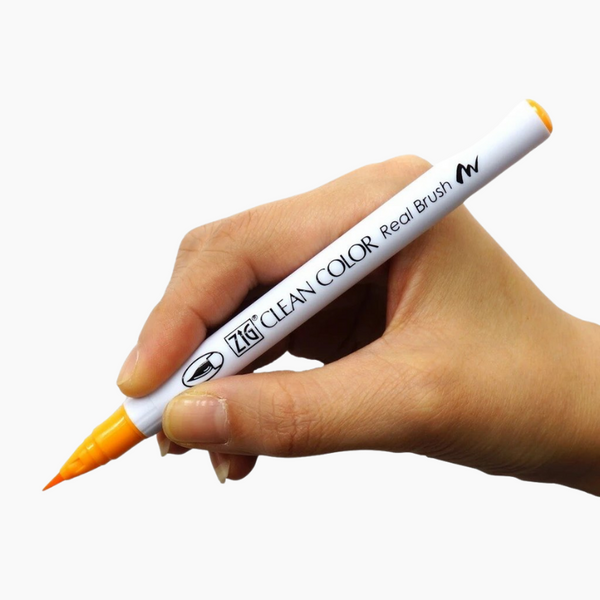 Kuretake ZIG Clean Color Real Brush Pen - 24 Color Set