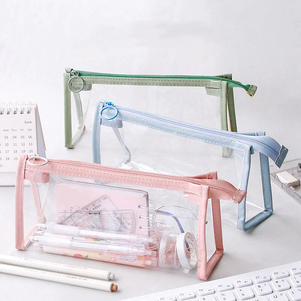 Large Transparent Pencil Case