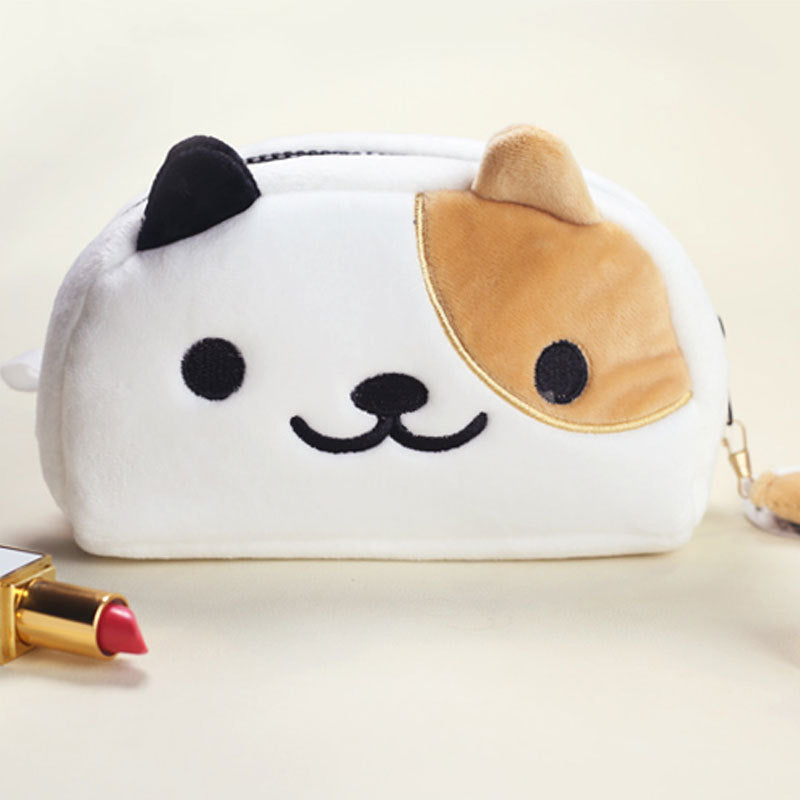 Pusheen The Cat Pink/Green Pastel Pencil Case Makeup Bag Kawaii Cute NEW
