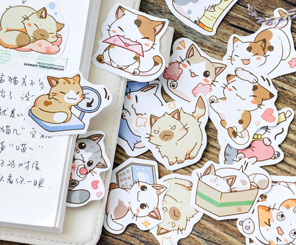 Little Chibi Cat Stickers