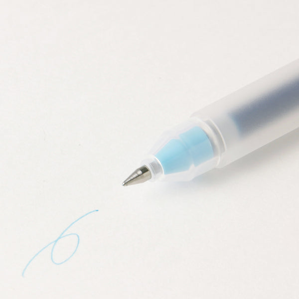 MUJI Gel Ink Ballpoint Pen - Light Blue