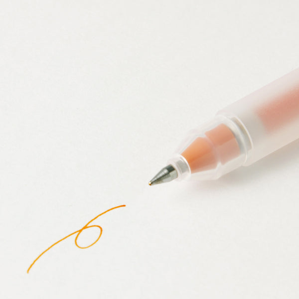 MUJI Gel Ink Ballpoint Pen - Orange