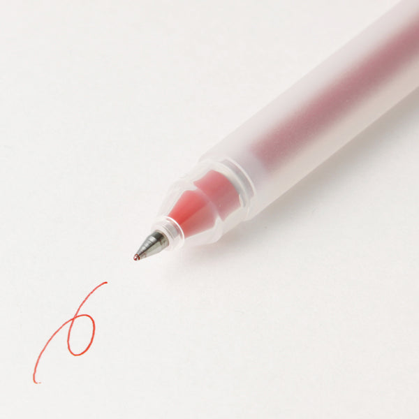 MUJI Gel Ink Ballpoint Pen - Red