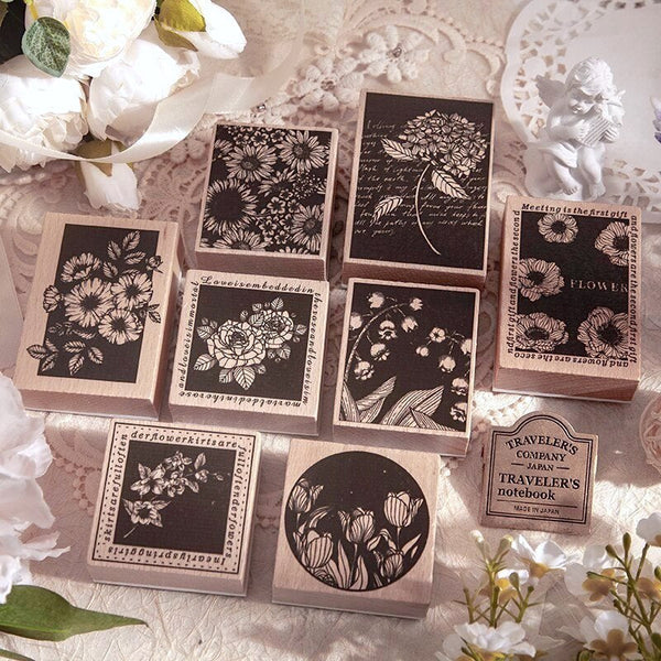 Midnight Flowers Stamps