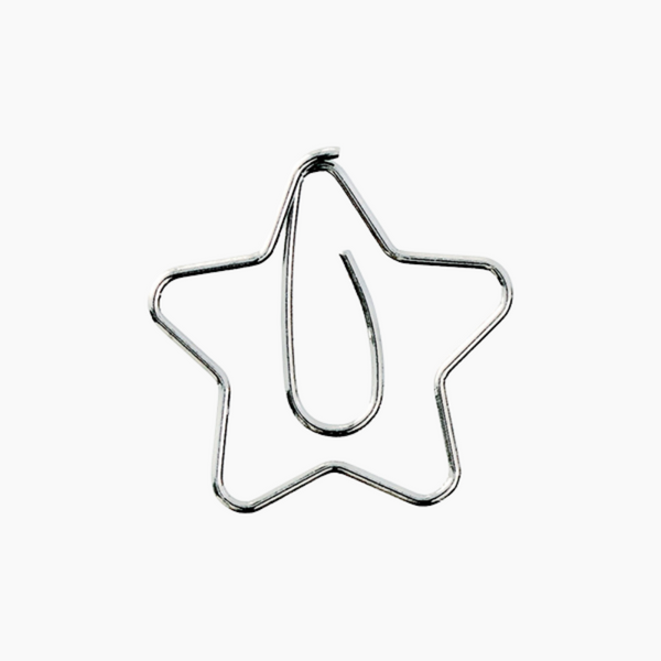 Midori D-Clips Nano Clips - Star - Box of 16