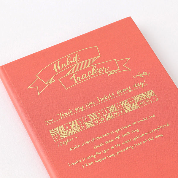 Midori Diary Habit Tracker - Pink