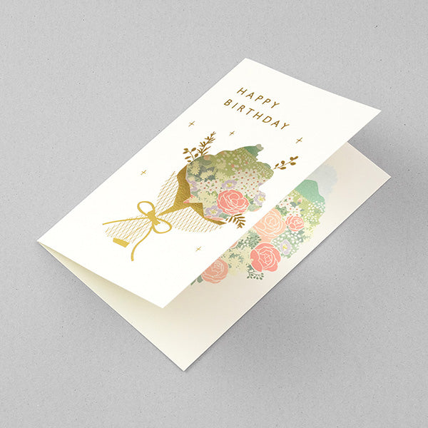 Midori Greeting Card - Birthday Bouquet