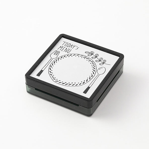 Midori Paintable Stamp - Pre-Inked - Today's Menu