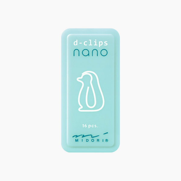 Midori D-Clips Nano Clips - Penguin - Box of 16