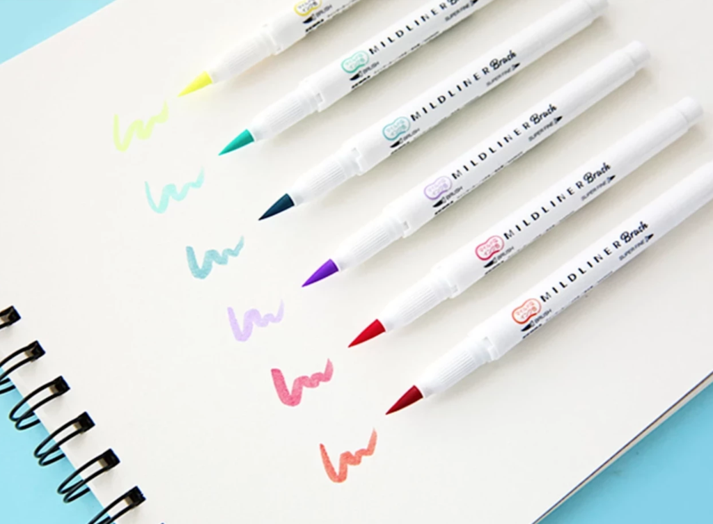 Mildliner Brush Pen Set - Pastel Colors - Japanese Kawaii Pen Shop - Cutsy  World