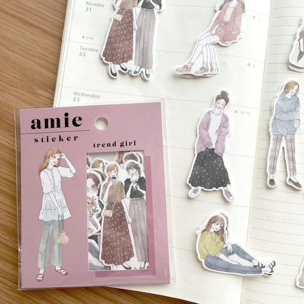 Mind Wave AMiE Stickers - Trendy Girl