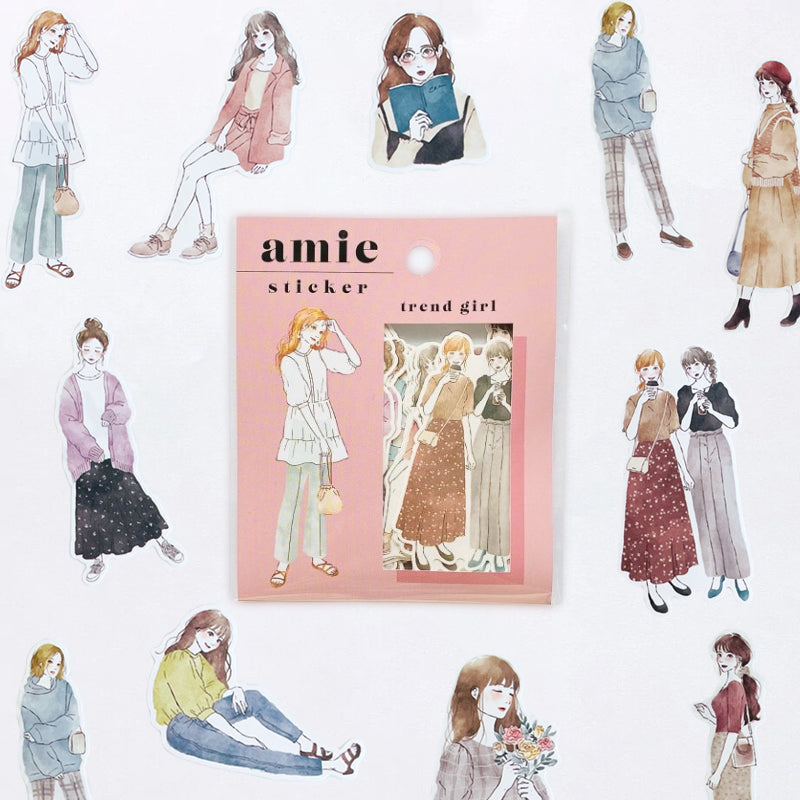 Mind Wave AMiE Stickers - Trendy Girl