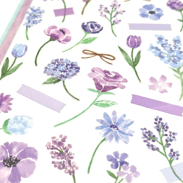 Mind Wave Botanical Colors Floral Stickers