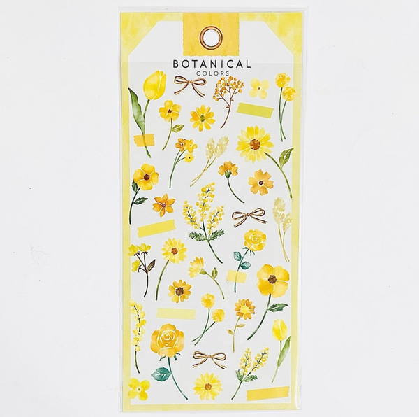 Mind Wave Botanical Colors Floral Stickers