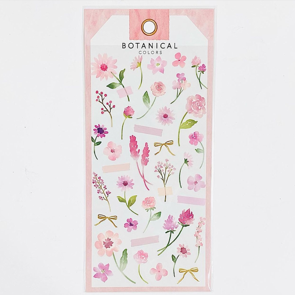 Mind Wave Botanical Colors Floral Stickers