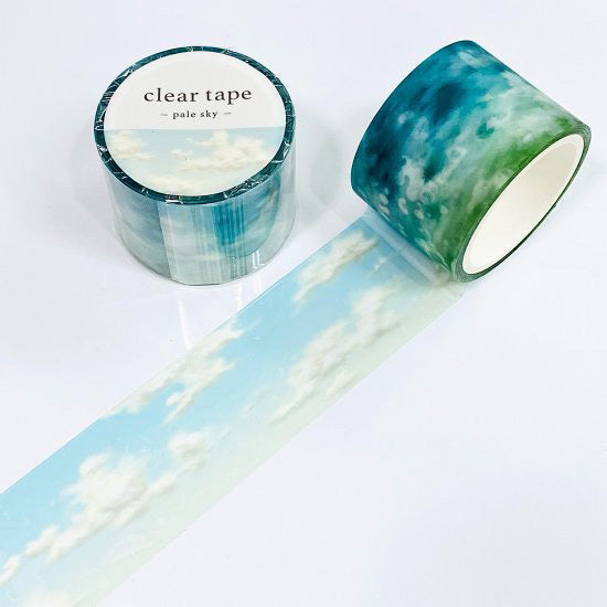 Mind Wave Clear Masking Tape - Limited Edition - Pale Sky